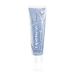 Optifresh System 8 Crystal White fehérítő fogkrém